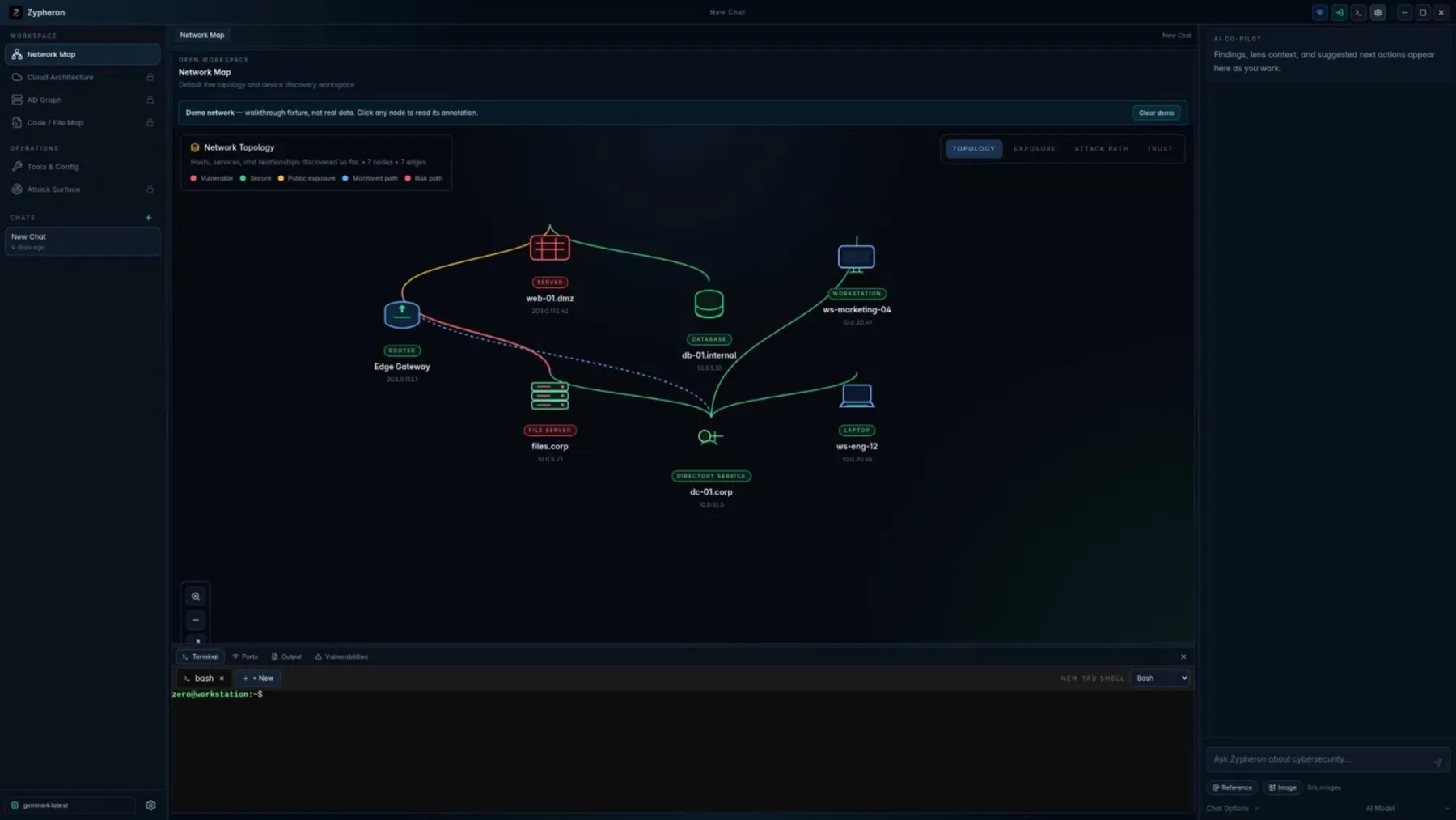 Network map